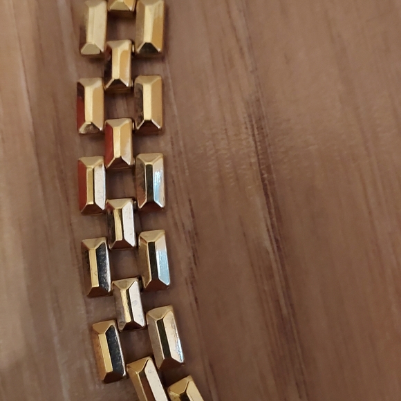 Vintage Avon 1985 Choker Bold Links Necklace Gold Tone 18” - Picture 3 of 12